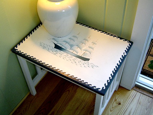Three-Masted Ship Table