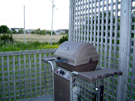 Outdoor Barbecue Grill On the Deck